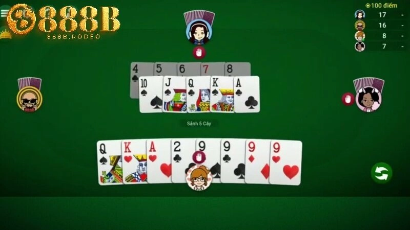 Luật chơi game Tiến lên miền Nam 